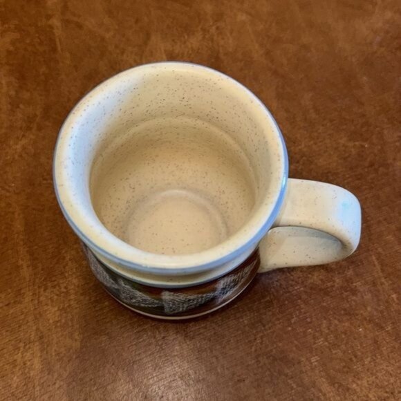 Vintage Horizon Treasure Craft Ceramic Mug With Geometric Design - Picture 3 of 6